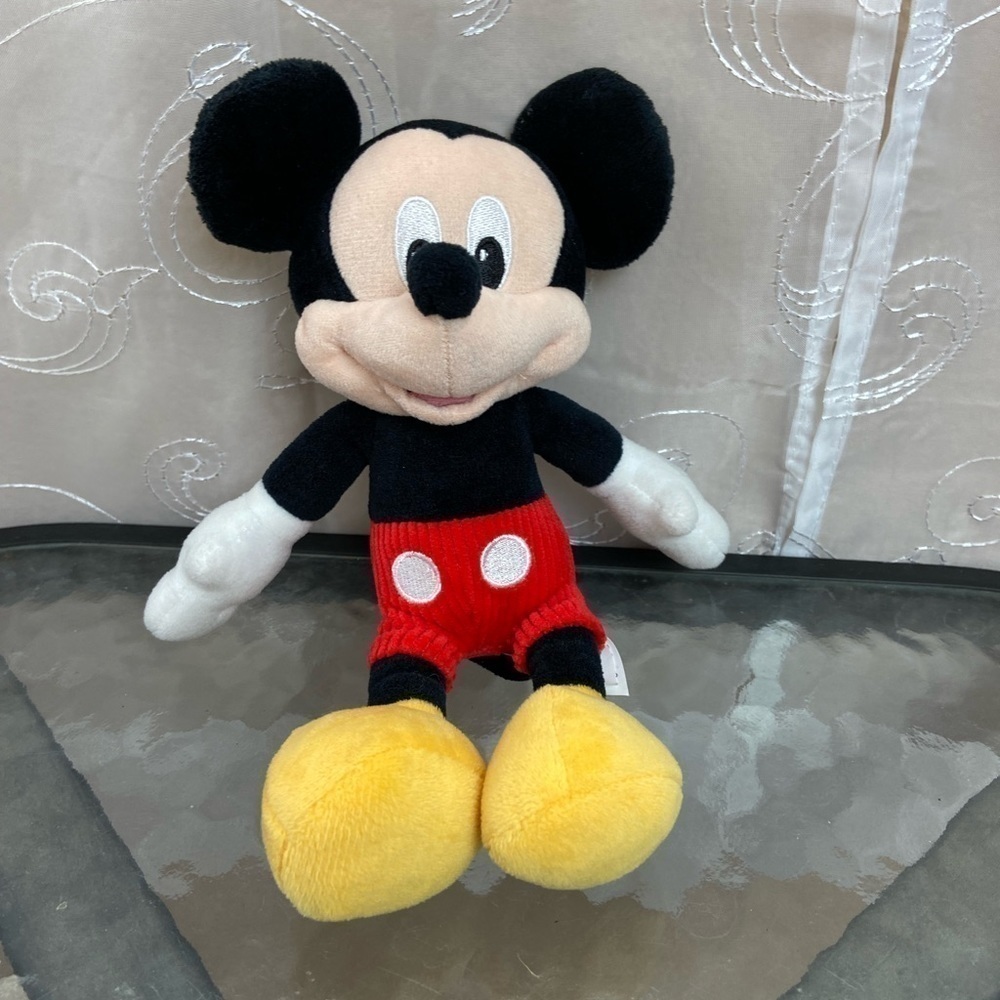 Disney Mickey Mouse Plush, 10” tall, nwot